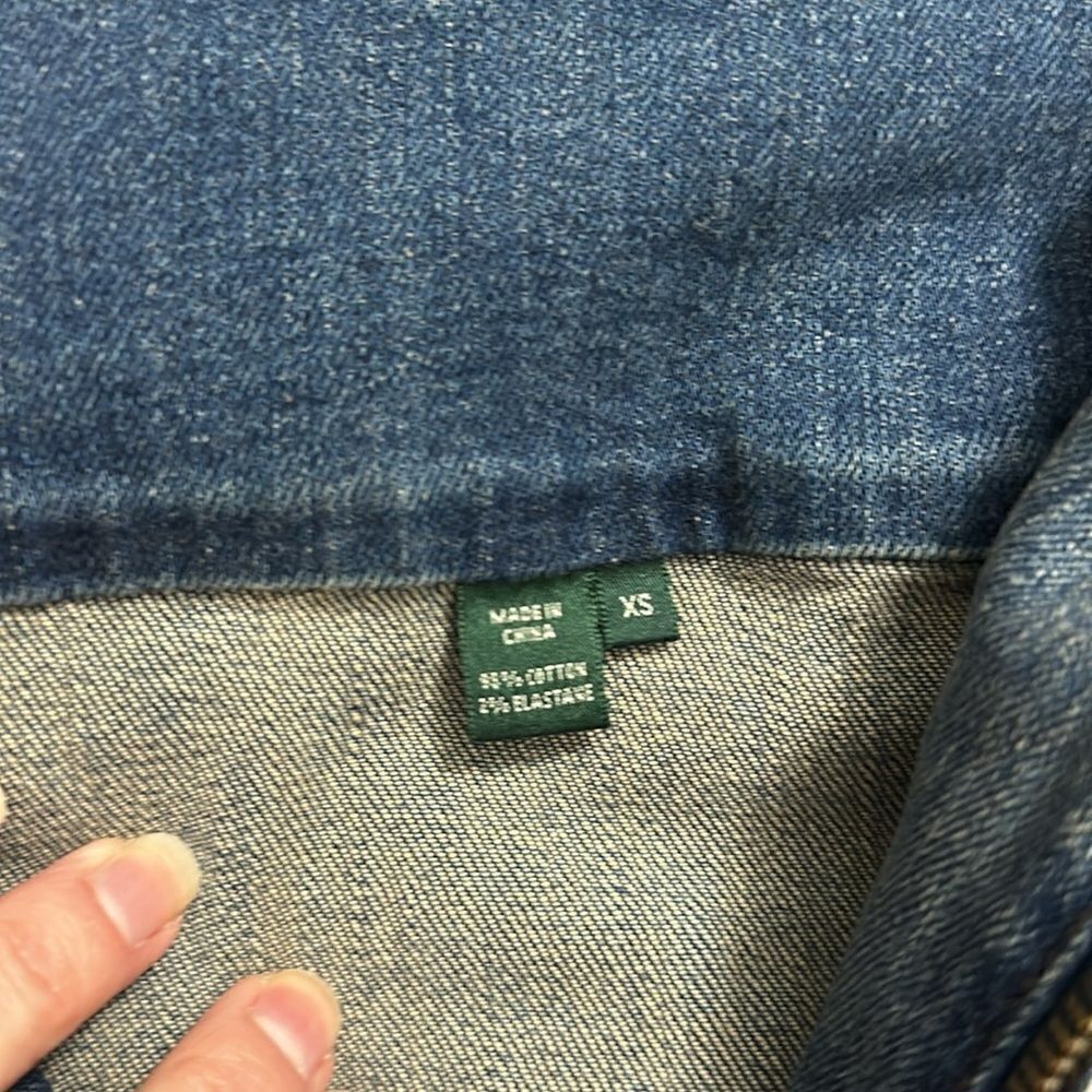 Ralph Lauren denim Jean jacket RR RL XS - Picture 8 of 10